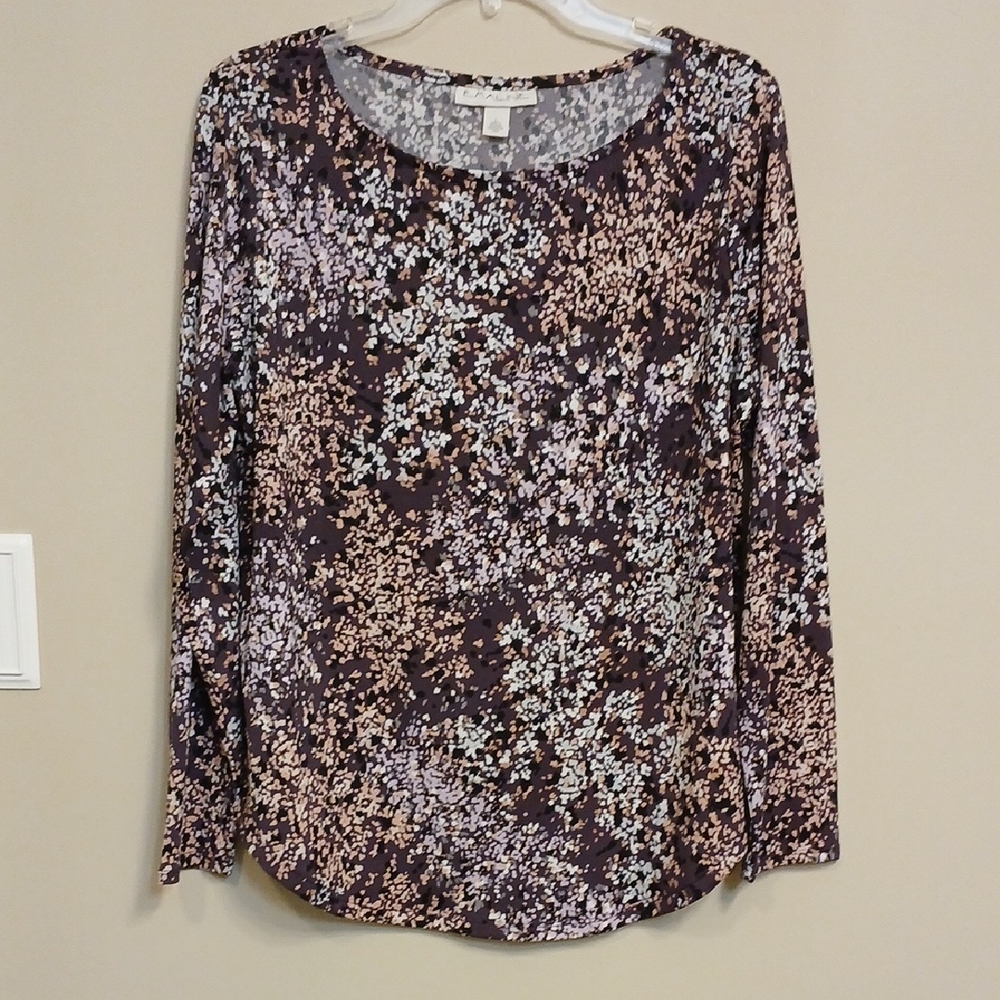 Elegant Floral Long Sleeve Top